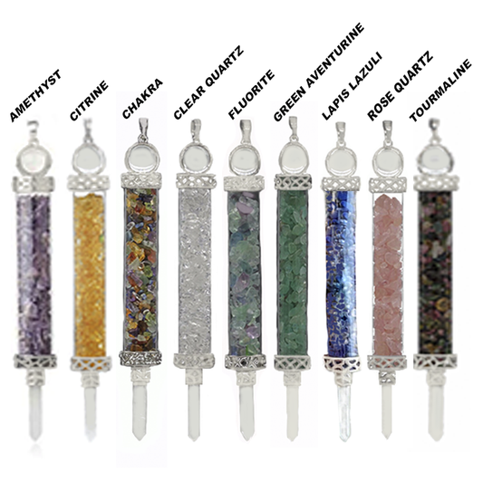 "Wish Bottle" Pendulum Necklace