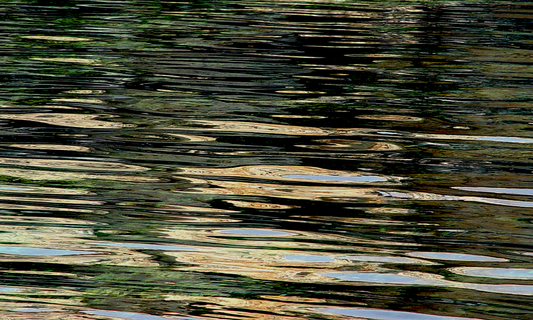 Sunlight on Water in Musandam, Oman Photo
