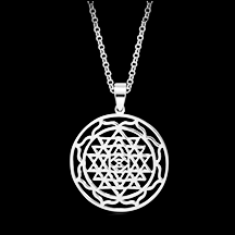 Sri Yantra Mandala Pendant Necklace