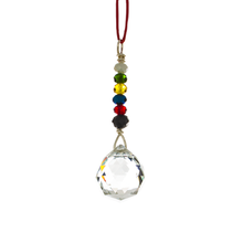Hanging Crystal for Protection/Safety in the Car - 6-True Colors -Feng Shui -  20 mm - Sandra Jeffs