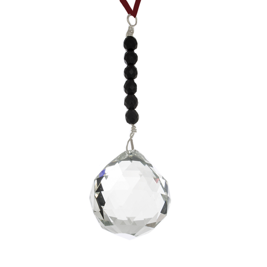 Hanging Crystal - Feng Shui - Career Area - 40mm - Sandra Jeffs