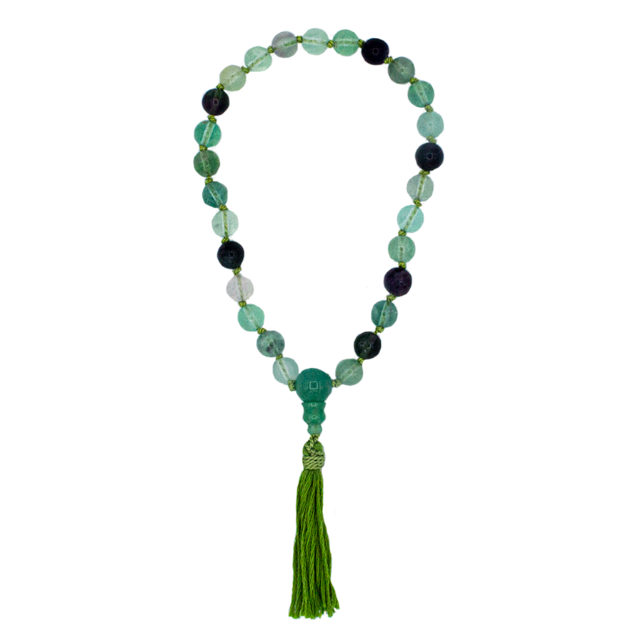 Mala 27-Bead Hand-Knotted on Silk with Multiple Bead Choices