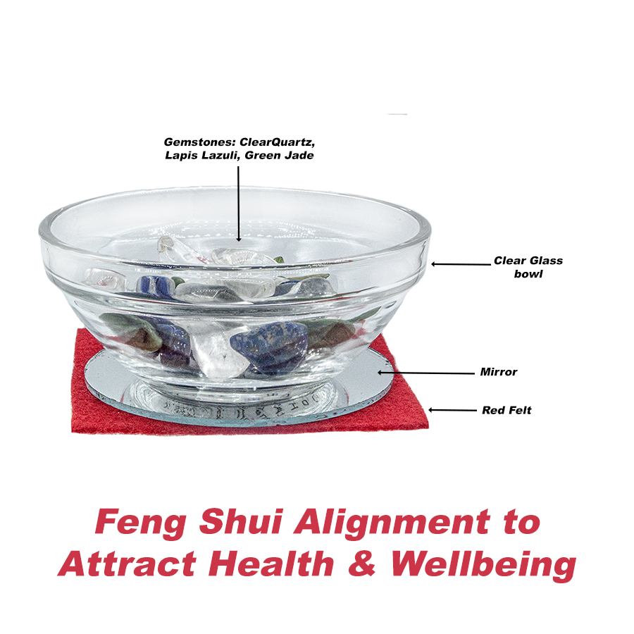 Gemstone Health Bowl - Feng Shui Alignment