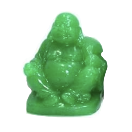 Laughing Buddha Green Statues for Good Luck & Prosperity-Good Feng Shui