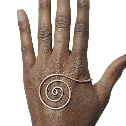 Copper Palm Ring