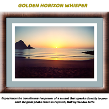 Golden Horizon Whisper Photo Print