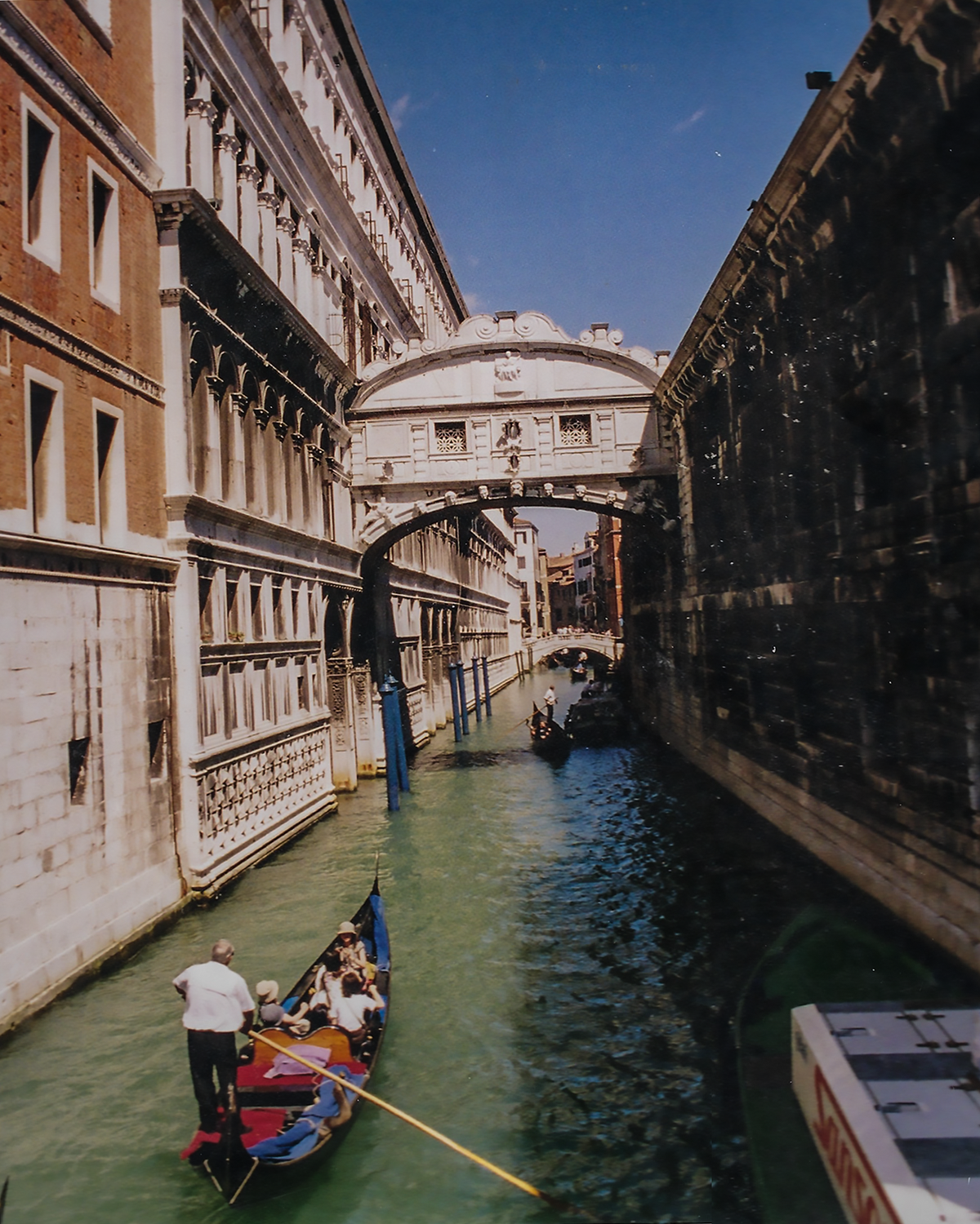 Gondola Through a Storied Past - A Photo in Venice at "The Bridge of Sighs" Venice, Italy