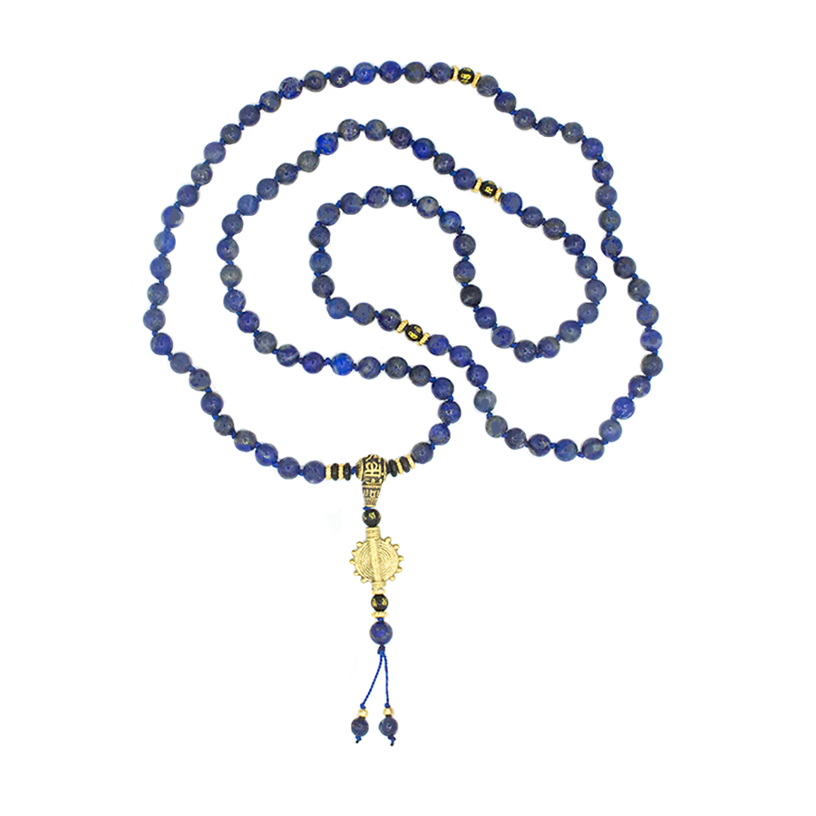 Mala - Lapis Lazuli Mala 108-Beads or 27-Beads