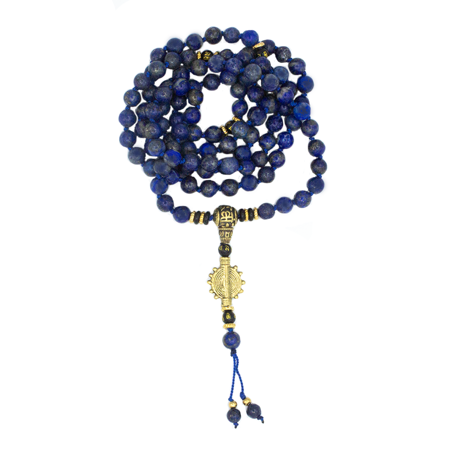 Mala - Lapis Lazuli Mala 108-Beads or 27-Beads