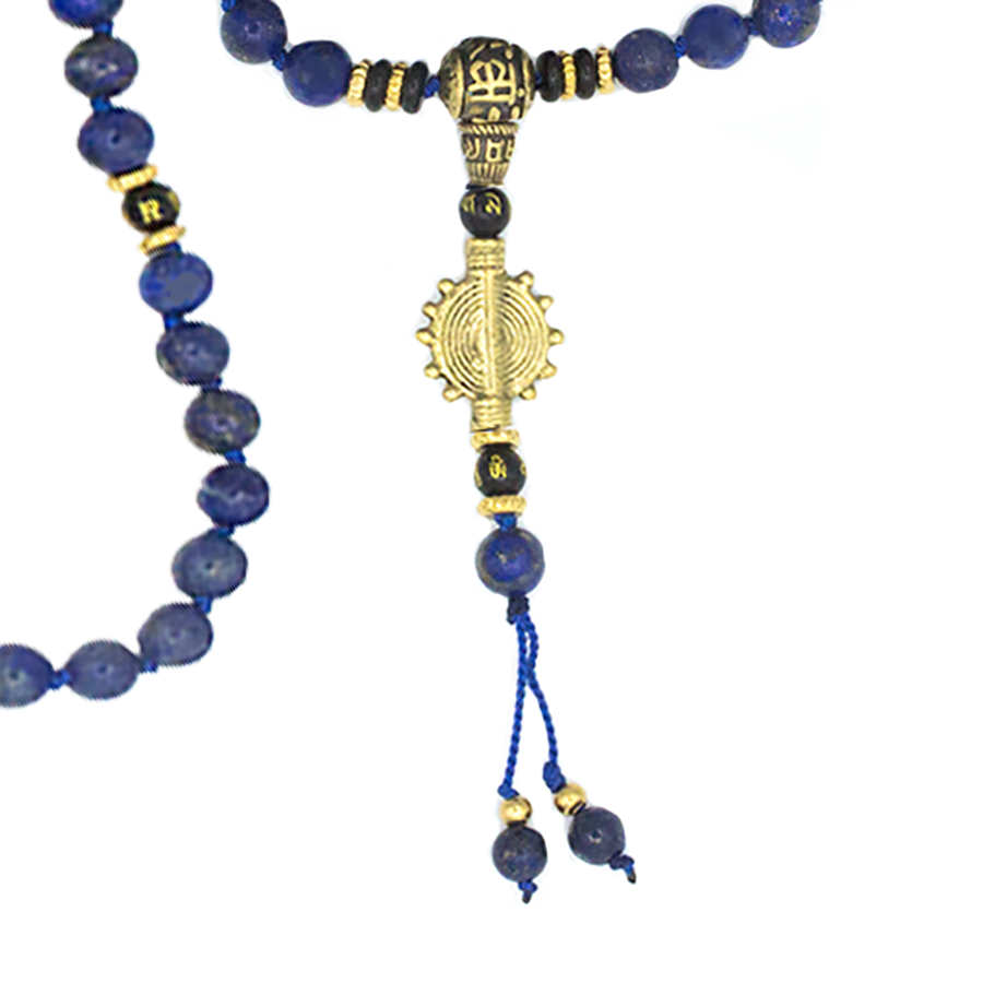 Mala - Lapis Lazuli Mala 108-Beads or 27-Beads