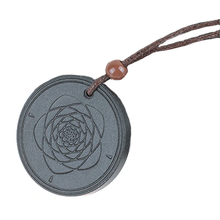 Quantum Scalar Ion Pendants on Lava with Adjustable cord Necklace