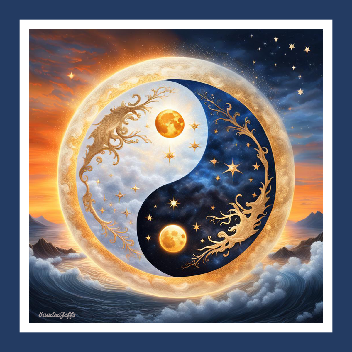 Yin Yang-- Night and Day Photo
