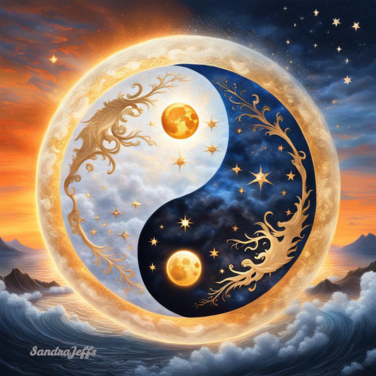 Yin Yang and Night and Day Photo