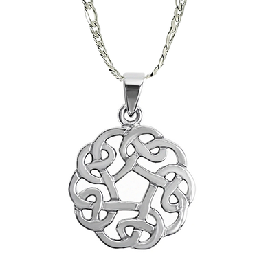 Celtic Dara Knot on Stainless Steel Hypoallergenic Chain