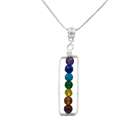 Chakra "Framed" Pendant Necklace