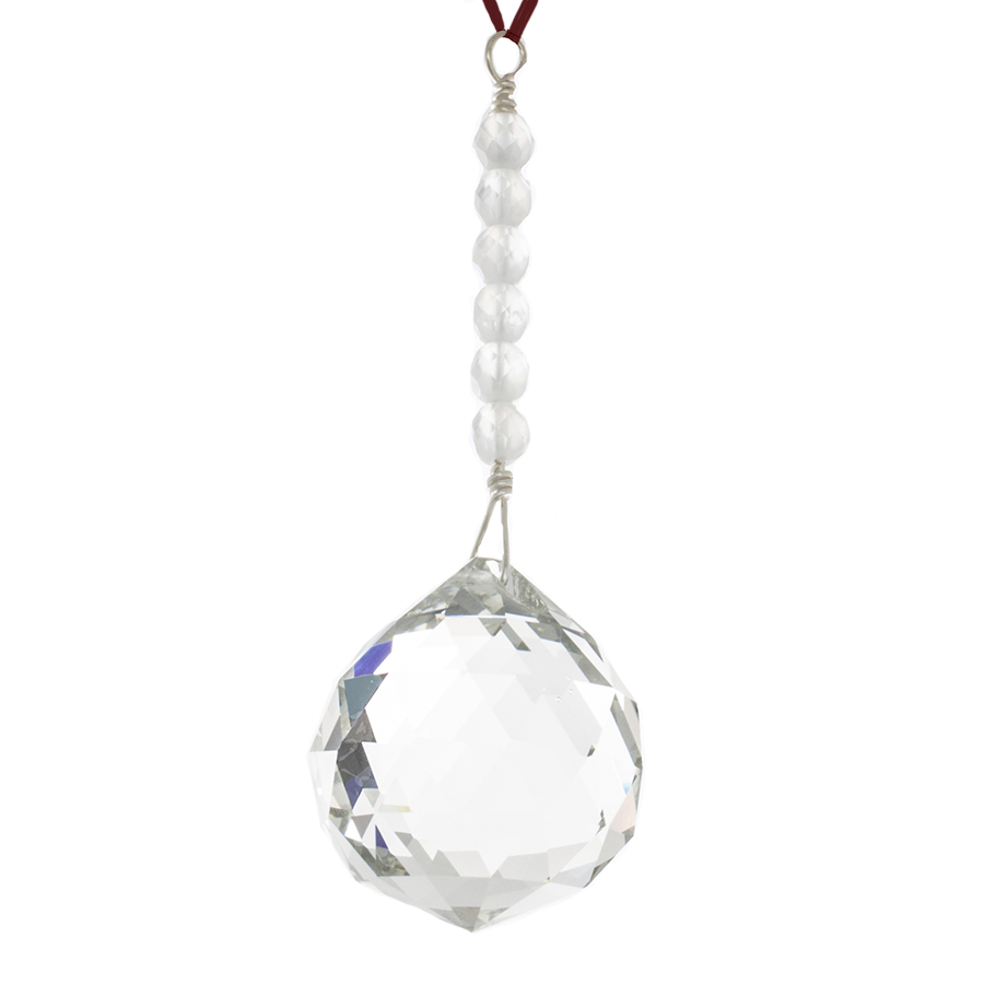 Hanging Crystal - Feng Shui - Creativity Area - 40mm - Sandra Jeffs