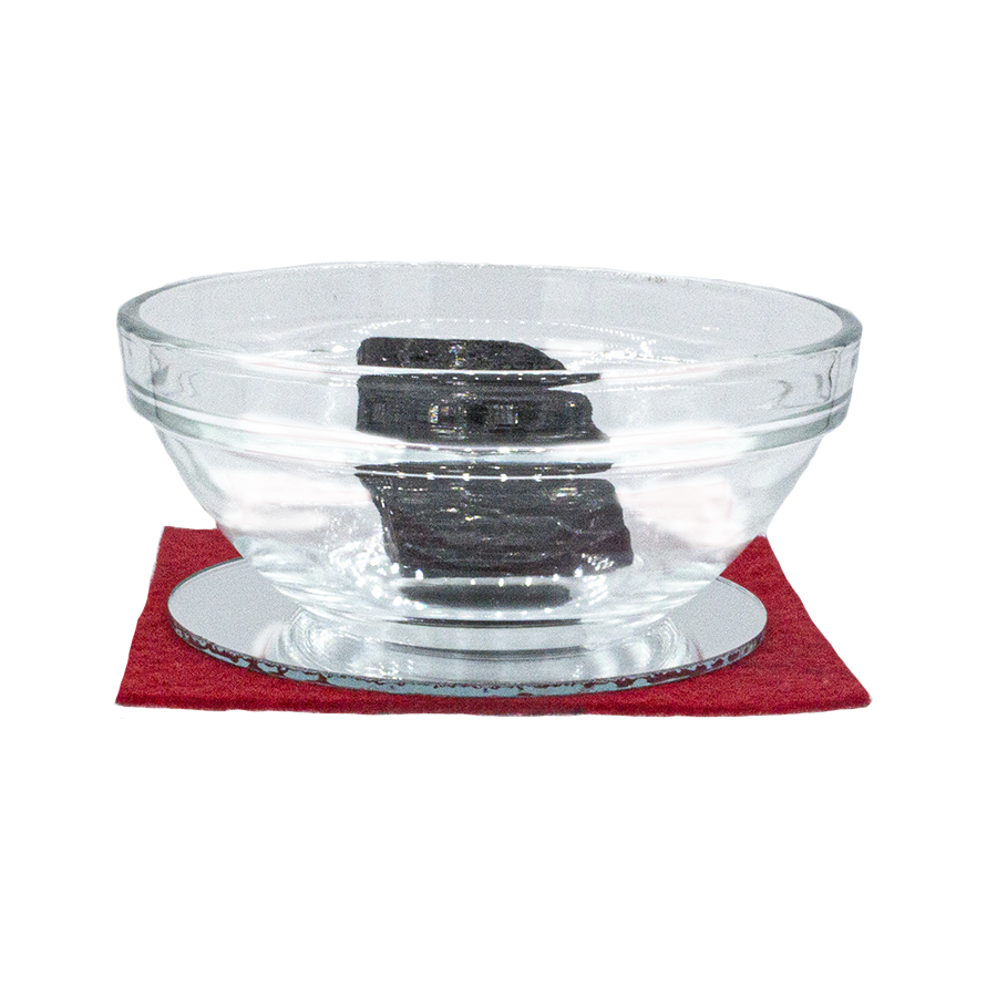 Black Tourmaline Healing Feng Shui Bowl for Love and Relationships