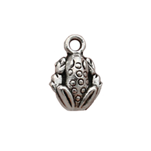 Leaping or Resting Frog in Antique Silver - Charm - Spirit Animal