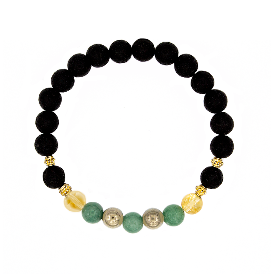 Wealth and Abundance Infusion Stretch Bracelet-Good Feng Shui-for all Genders