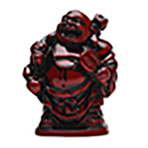 Laughing Buddha Red Statues for Good Luck & Prosperity-Good Feng Shui