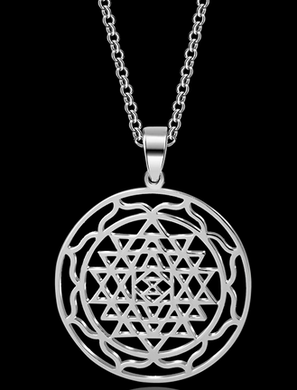 Sri Yantra Mandala Pendant Necklace